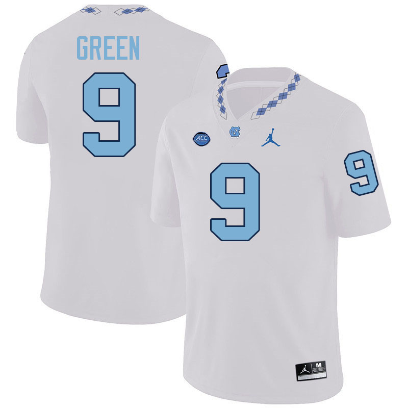 #9 Javarius Green North Carolina Tar Heels Jerseys,Apparels,Uniforms Stitched-White #9 Javarius Green North Carolina Tar Heels Jerseys,Apparels,Uniforms Stitched-White